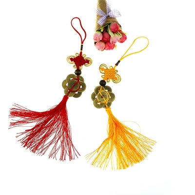 Suspension-monnaie-chinoise-et-noeud-chinois-pour-la-chance-financière-boutique feng-shui-en-ligne-Zen-Style
