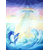 toile meditation dauphins lumiere reproduction ellhea