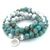 Bracelet-Howlite-Mala-Yoga-pour-femmes-pierre-naturelle-Lotus-108-la-mode-Bracelet-breloques