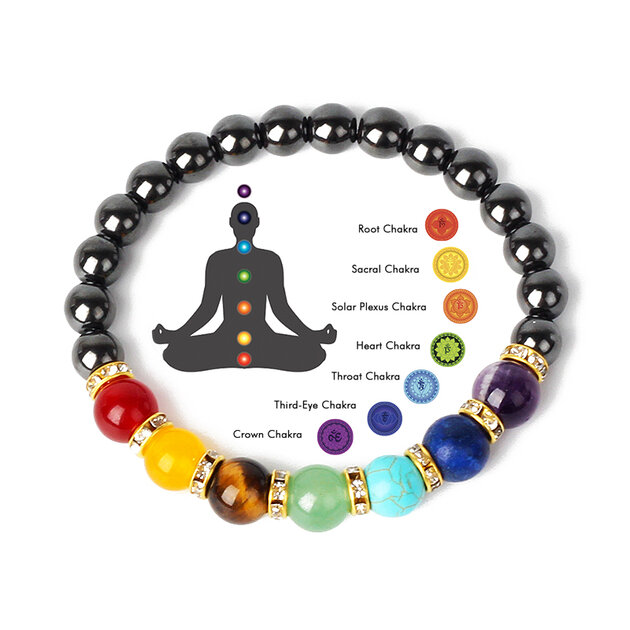 Bracelets-en-h-matite-naturelle-7-Chakra-pour-hommes-pierre-d-nergie-Reiki-perte-de-poids