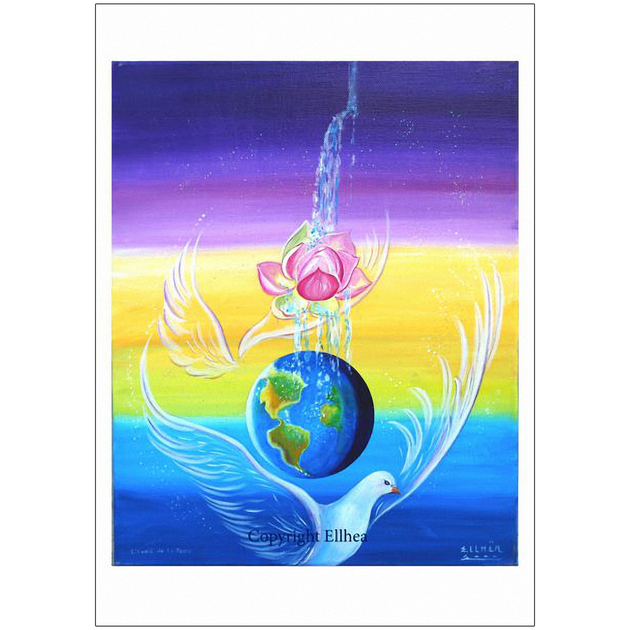 poster eveil de la terre peinture ellhea c7