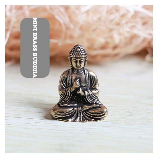 Mini-Statue-de-bouddha-Vintage-en-laiton-Sculpture-de-poche-pour-la-maison-le-bureau-d
