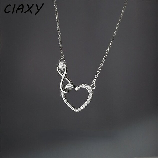 CIAXY-collier-ajour-en-Zircon-pour-femme-bijou-couleur-argent-la-mode-motif-c-ur-amour
