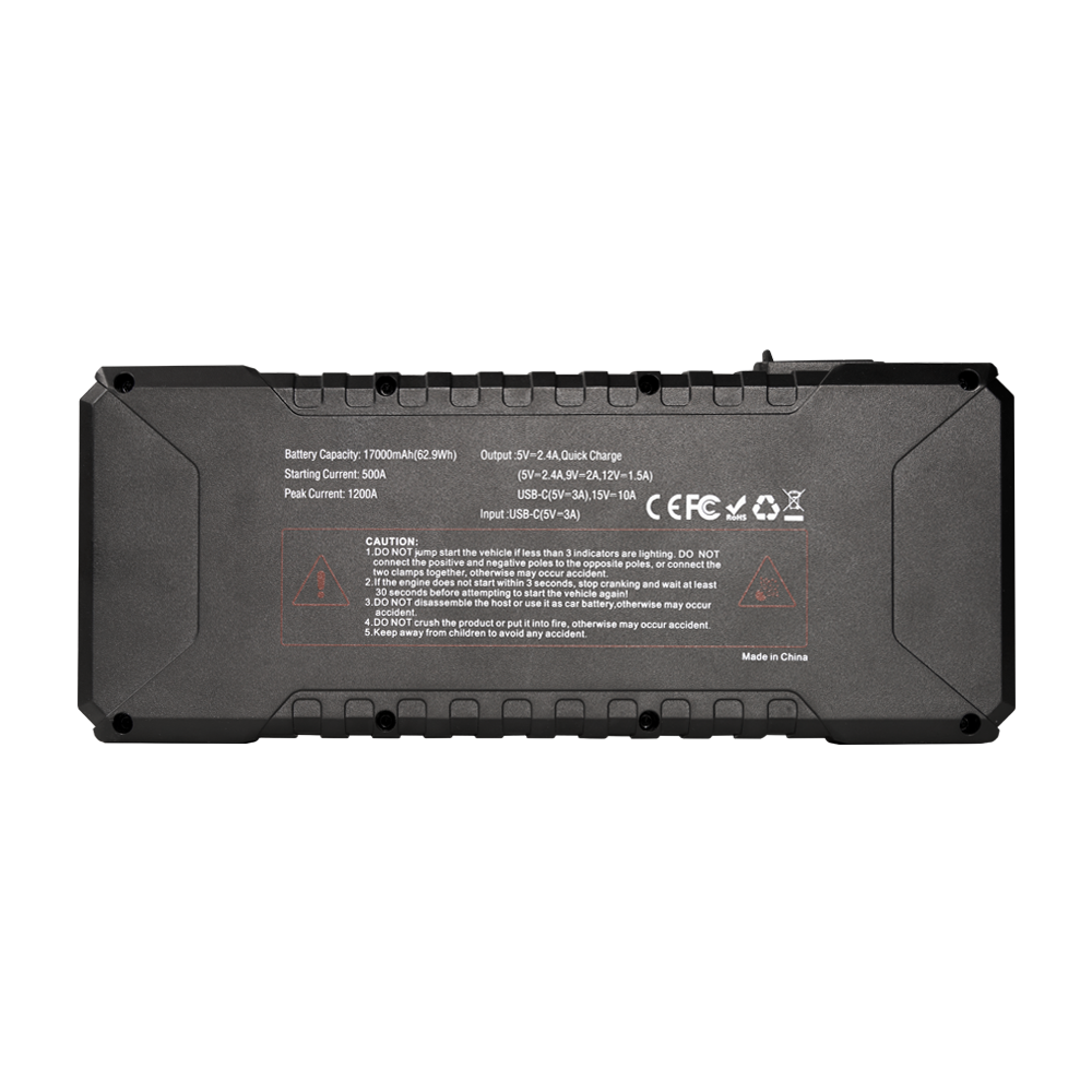 iCarsoft Jump Starter V20 17000 mAh - Booster Batterie de Secours