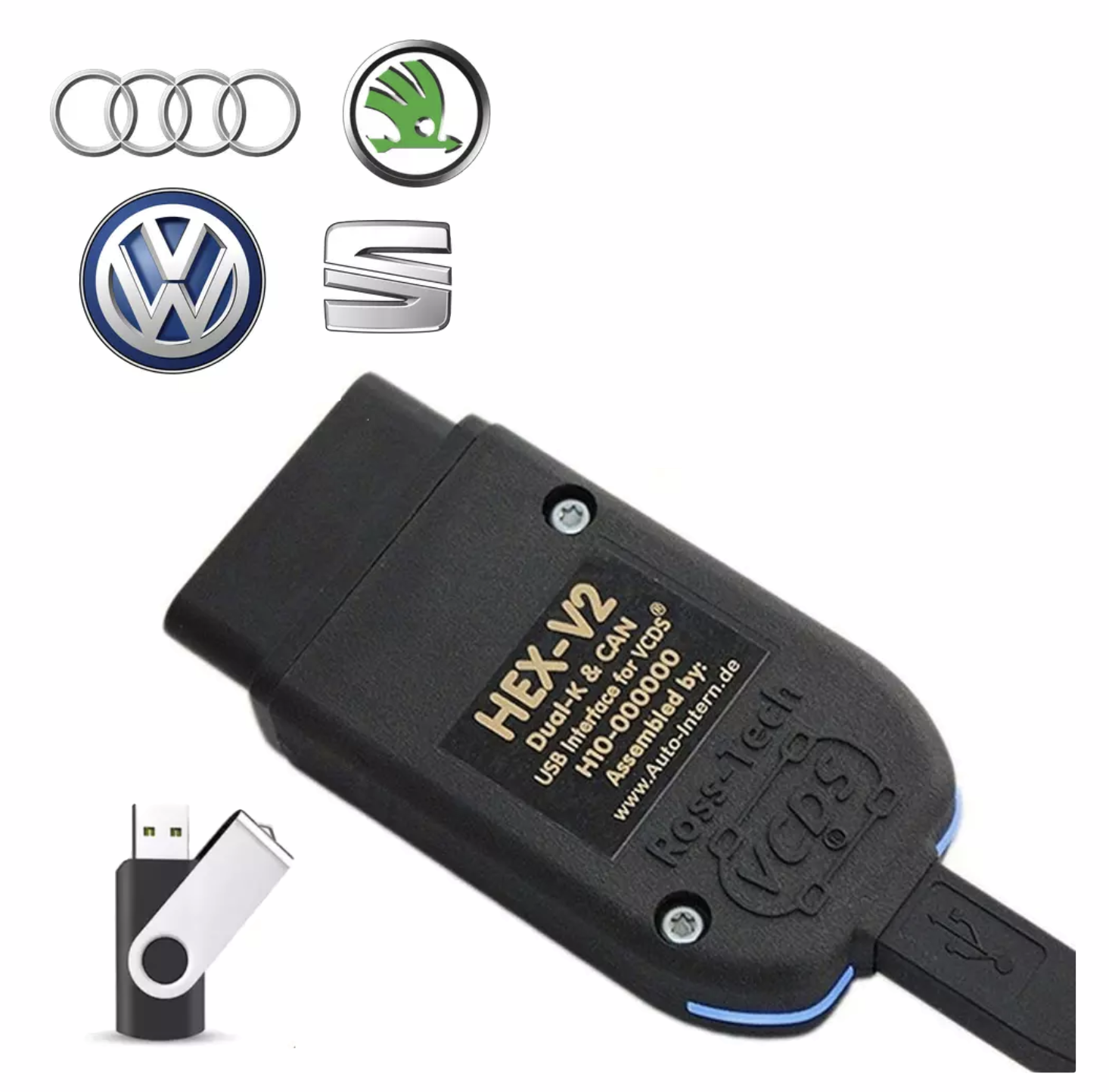 iCarsoft VAWS V3.0, Outil Diagnostic Automobile compatible VW AUDI SEAT  SKODA