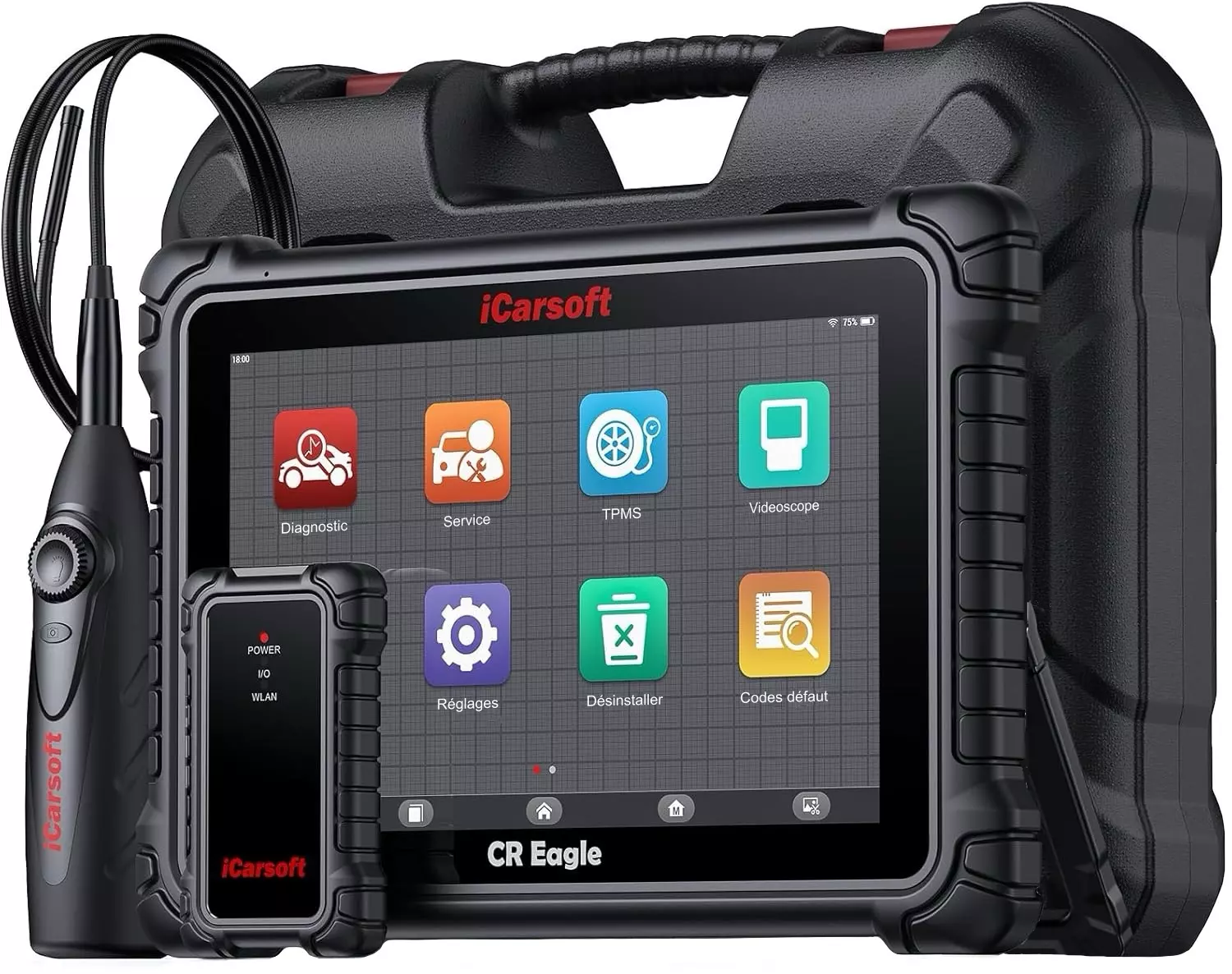 iCarsoft CR Eagle valise diagnostic multimarques en français