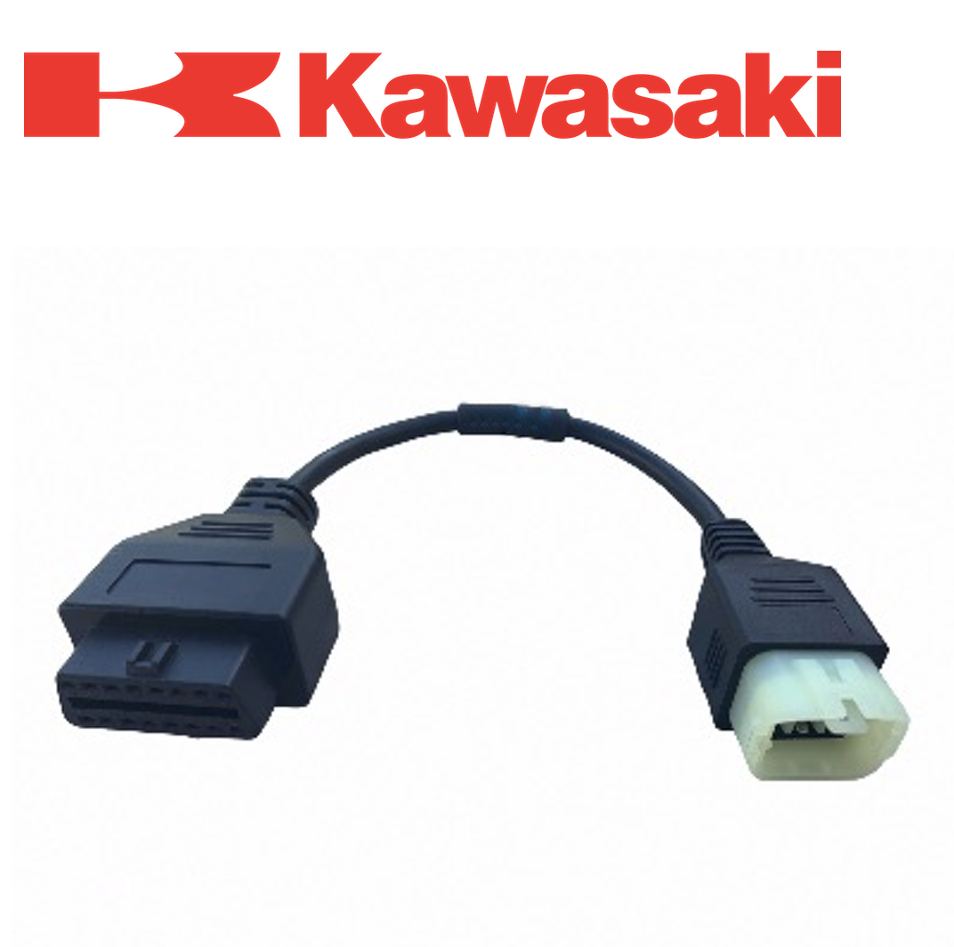 Adaptateur moto Kawasaki 6 broches vers OBD2 - Adaptateurs OBD pour motos -  iCarsoft France