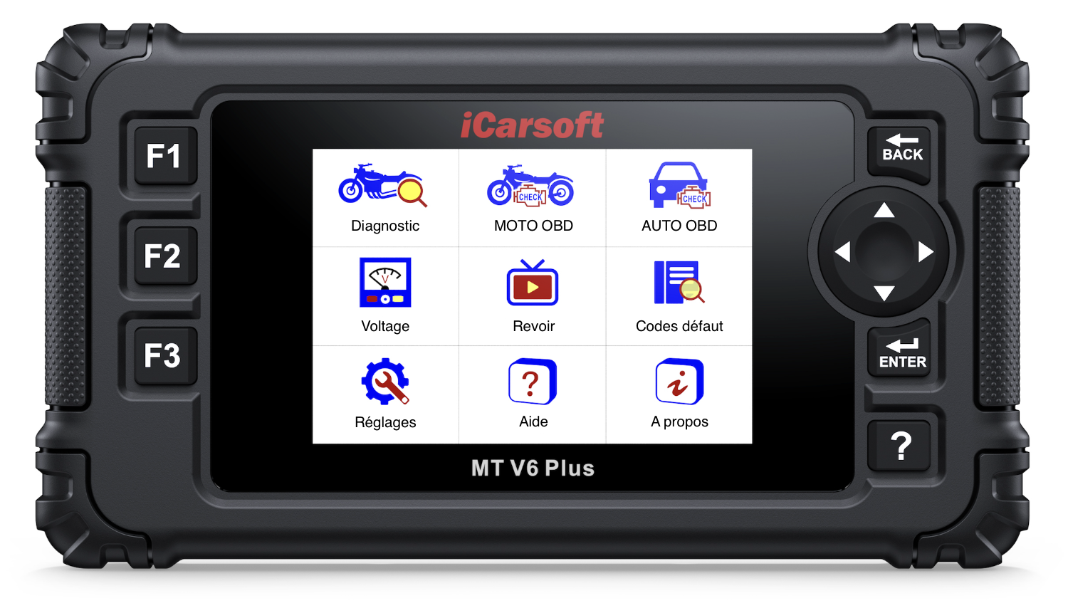 MT V6 Plus - Valise diagnostic moto multimarques - iCarsoft France