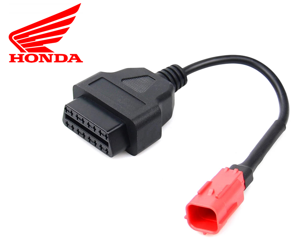 Adaptateur moto  scooter Honda 6 broches vers OBD2 - Diag Moto