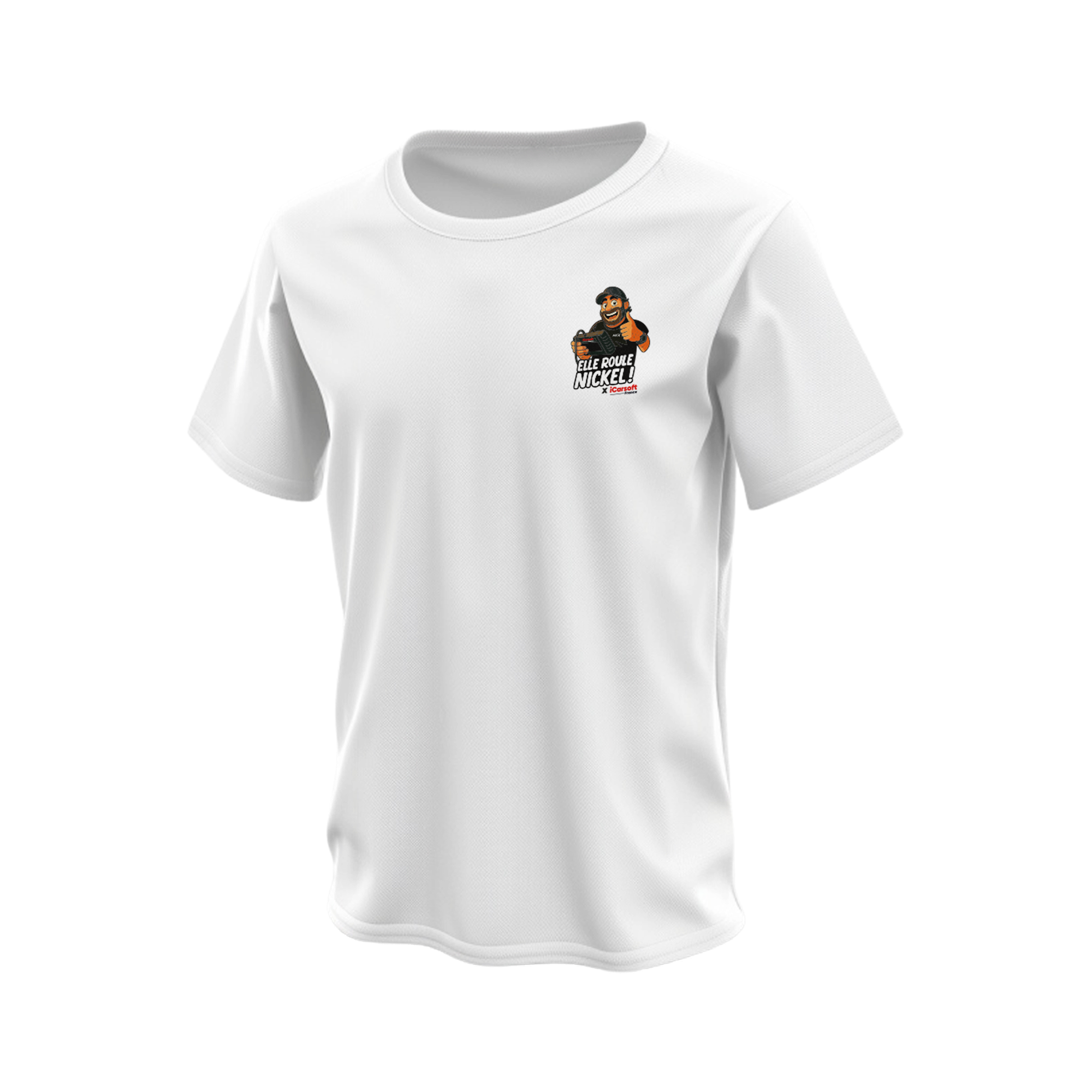 t-shirt-blanc-akram-x-icarsoft-france