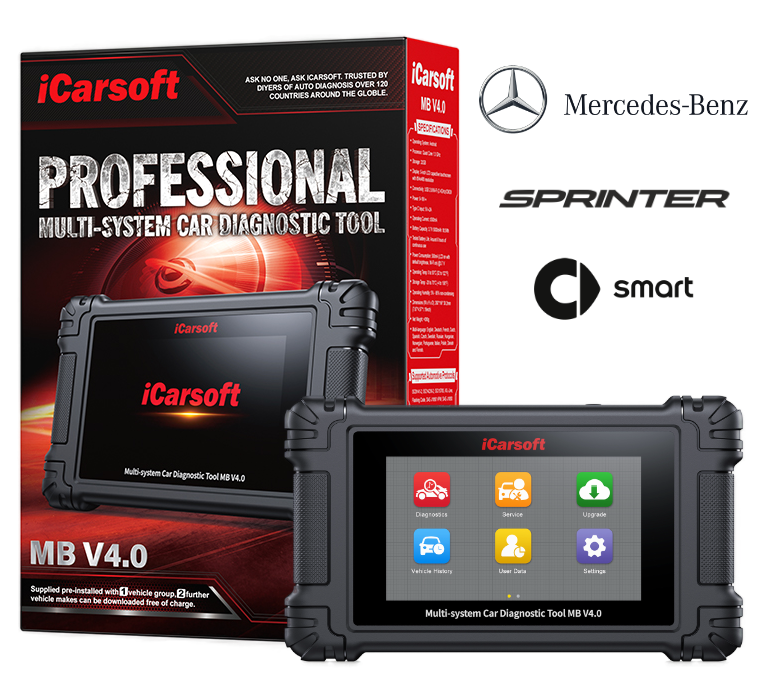 iCarsoft MB V4 - Valise diagnostic Mercedes Sprinter Smart