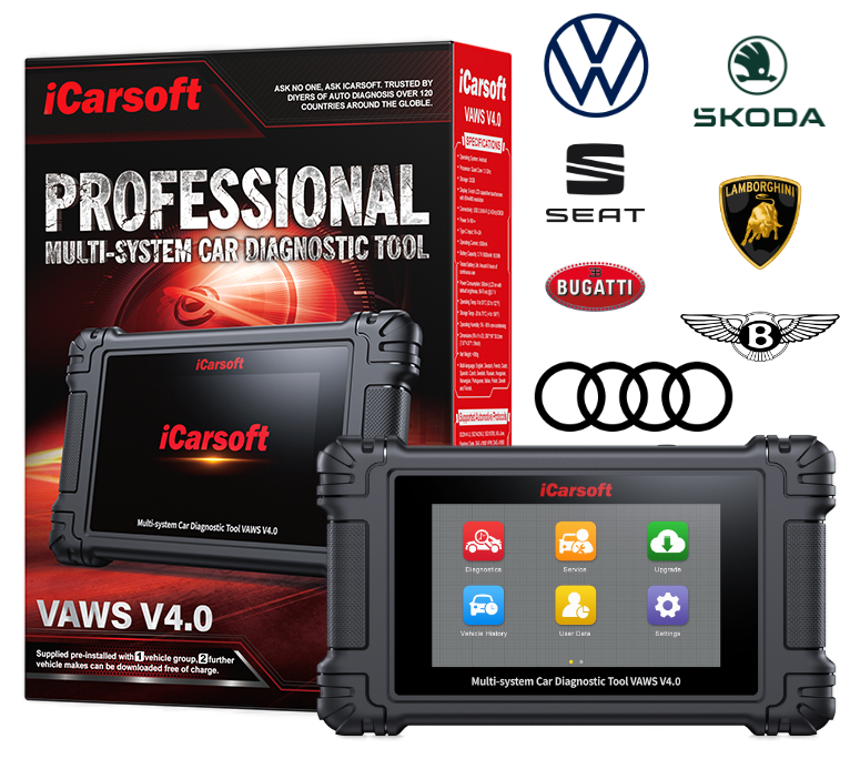 iCarsoft VAWS V4 - Valise diagnostic pour groupe VAG