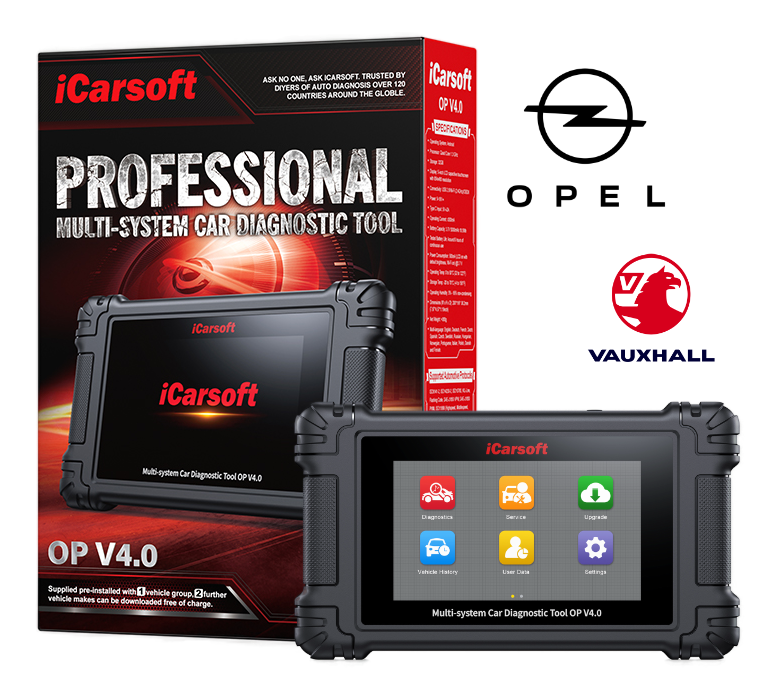 iCarsoft OP V4 - Valise de diagnostic pour Opel et Vauxhall