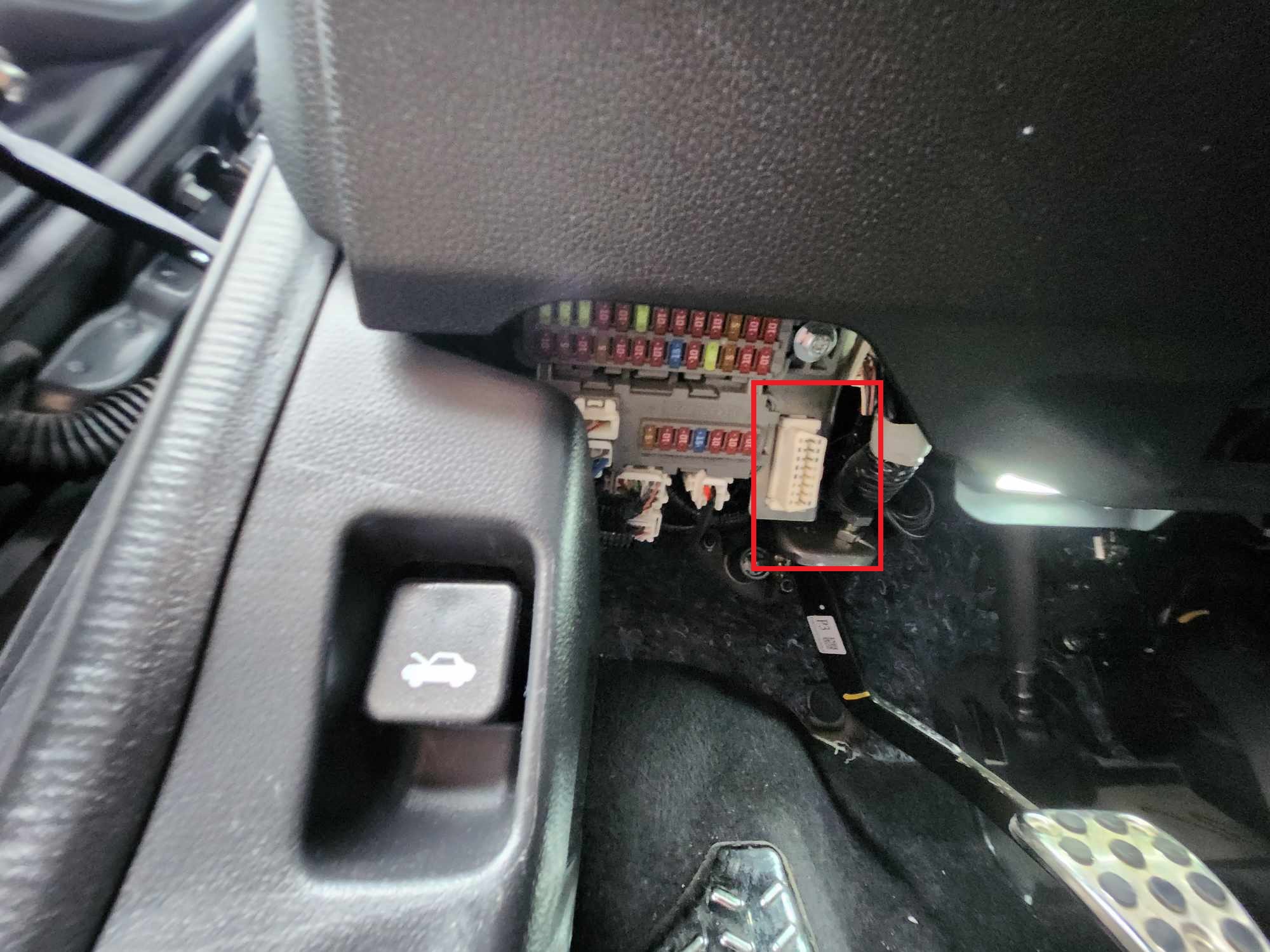 Prise OBD2 Honda Civic X