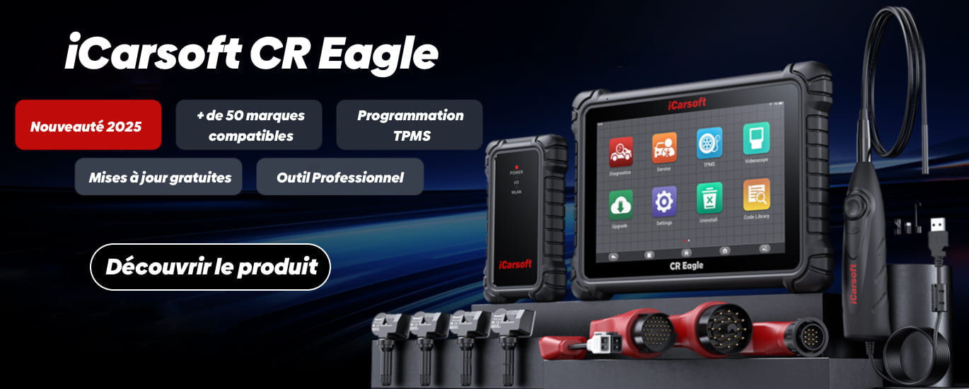 iCarsoft | Valises Diagnostic Auto Multimarques en Français