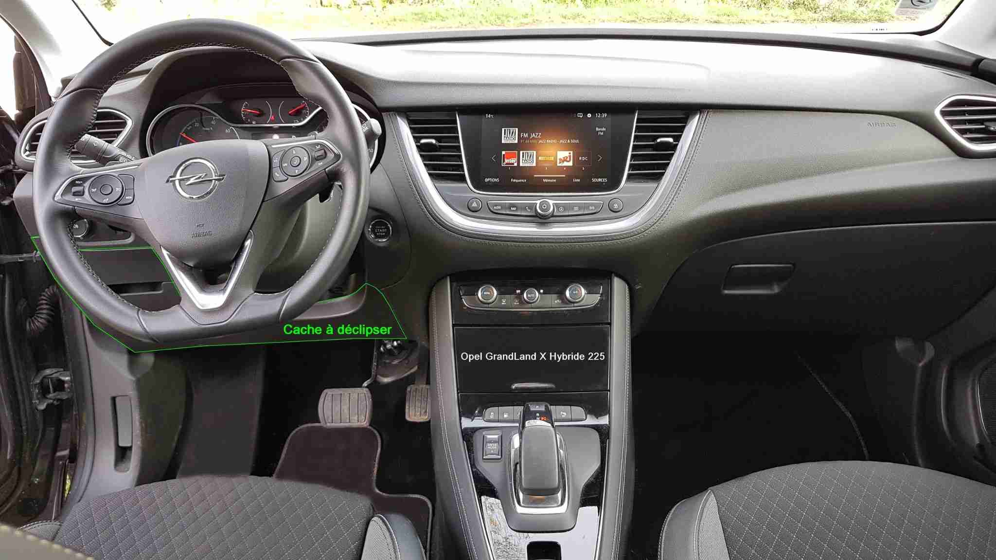 Habitacle Opel Grandland X Hybride 225