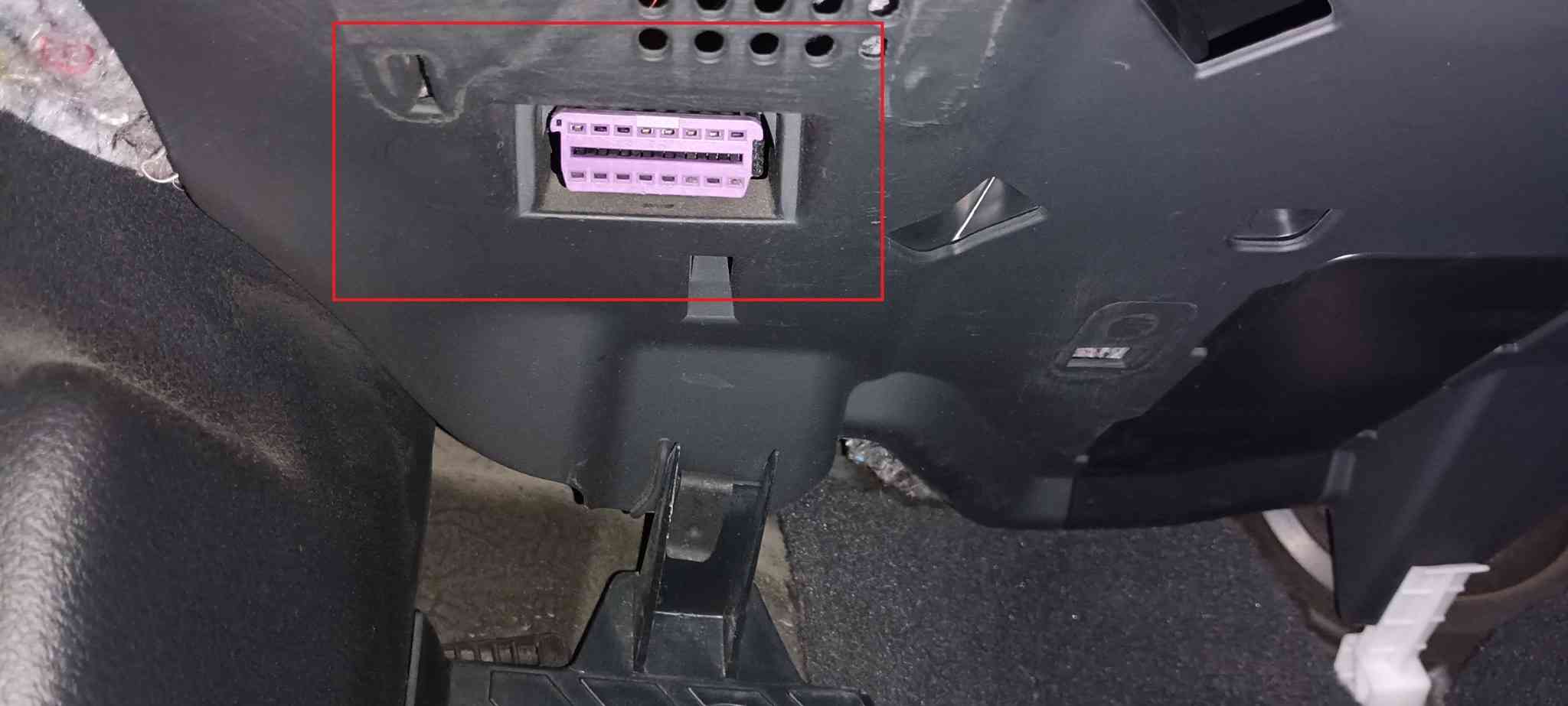 Prise OBD2 Audi A6