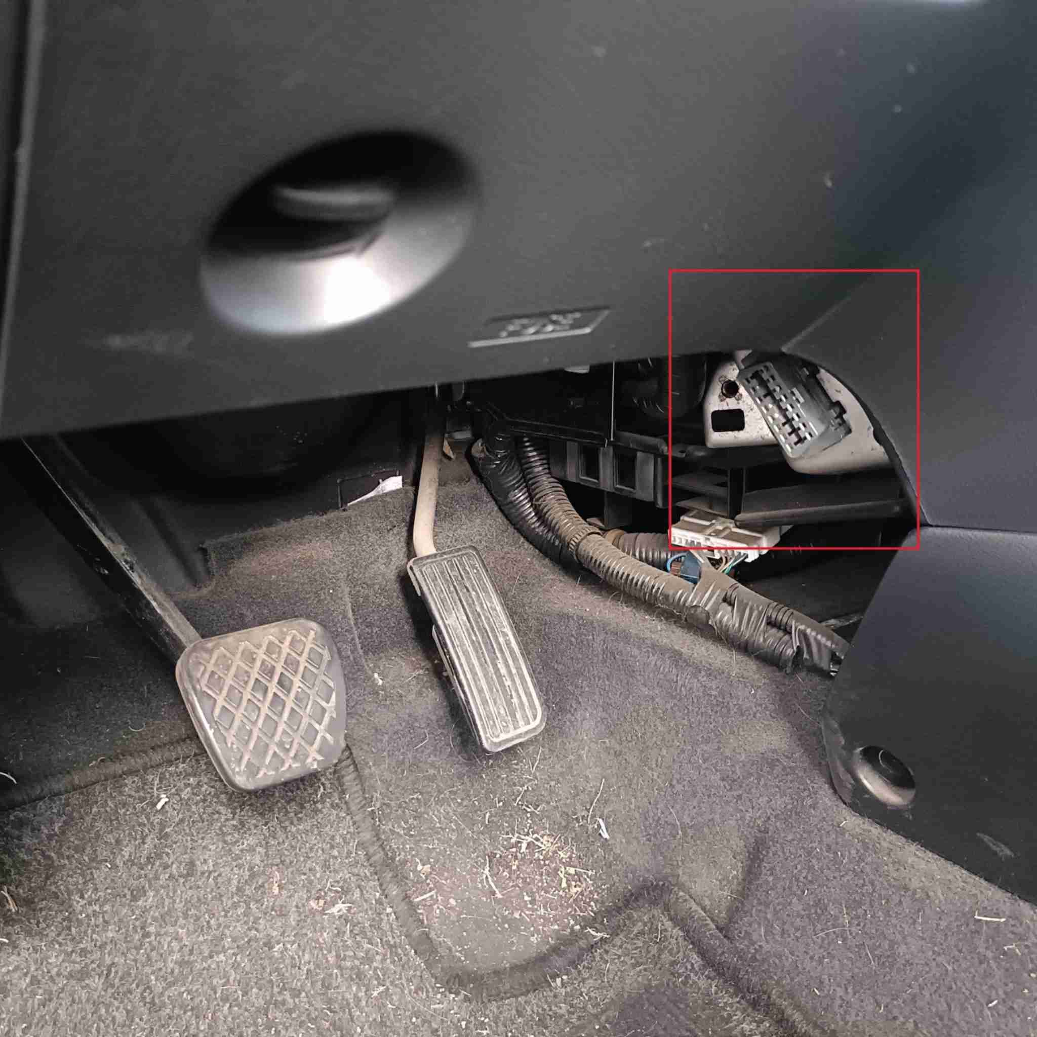 Prise OBD2 Honda Civic 2004