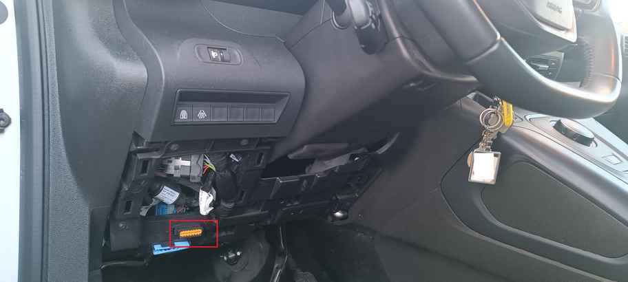 Prise OBD2 Peugeot Rifter