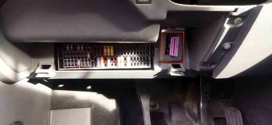 Prise OBD2 Volkswagen Touran