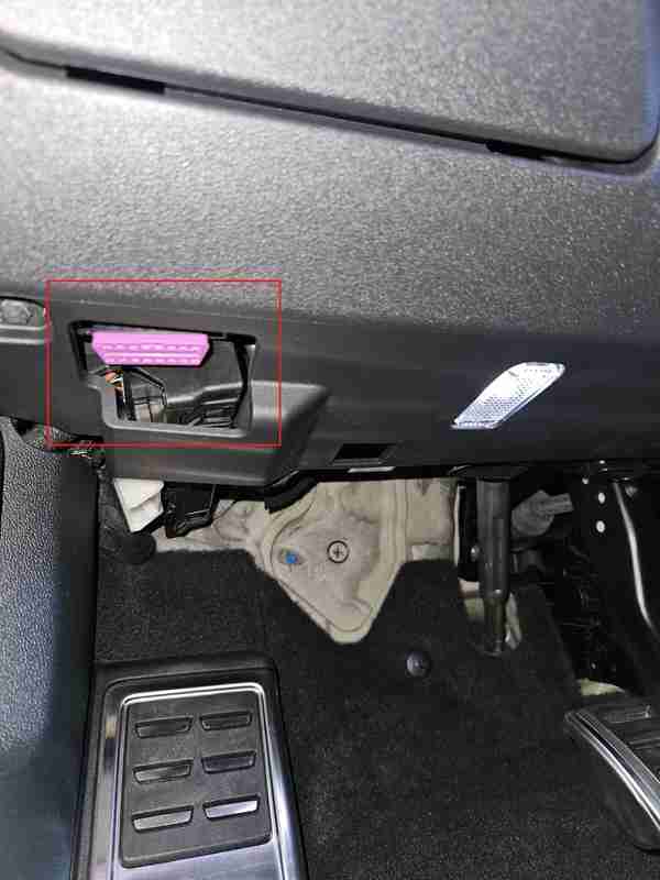 Prise OBD2 Audi A3 Sportback S line 35 TDI