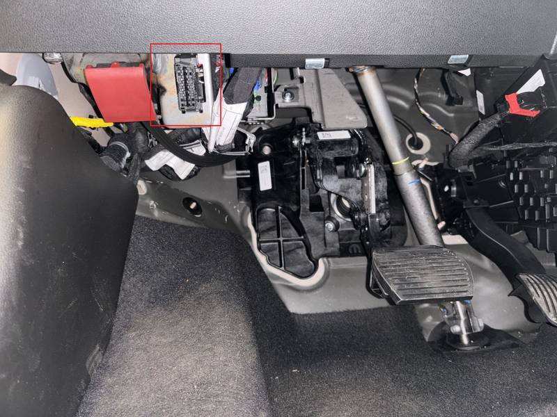 Prise OBD2 Fiat 500e