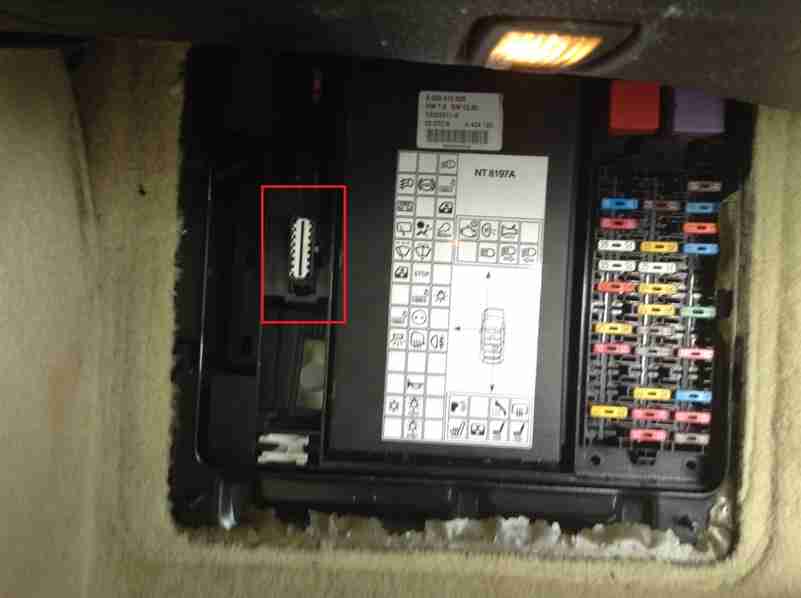 Prise OBD2 renault avantime 