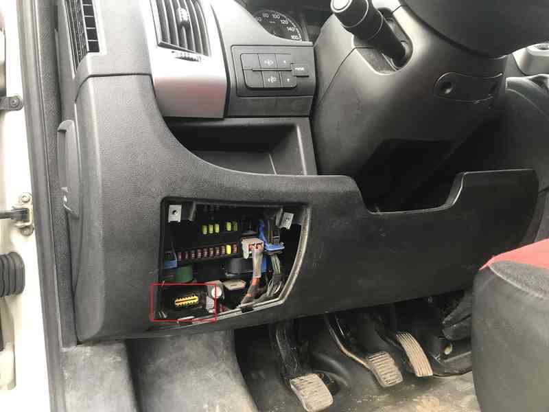Prise OBD2 Fiat Ducato