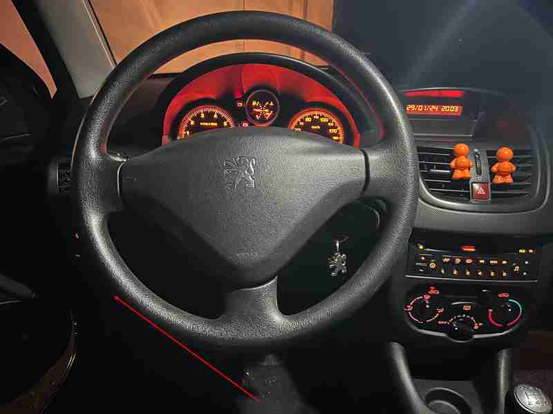 habitacle Peugeot 206+