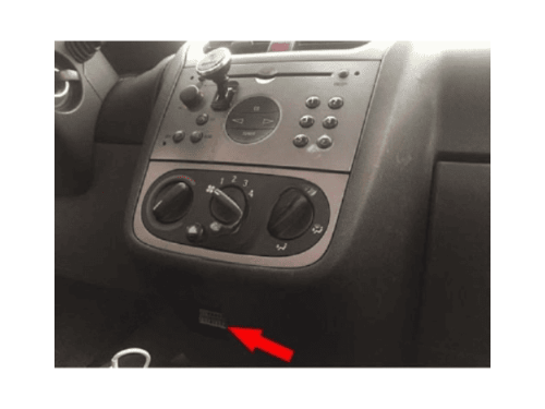 Poste radio chevrolet corsa