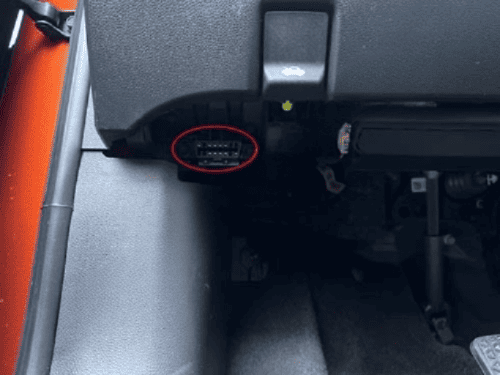 prise obd Chevrolet trailblazer 3