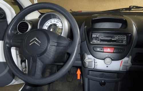 Tableau de bord Citroen c1