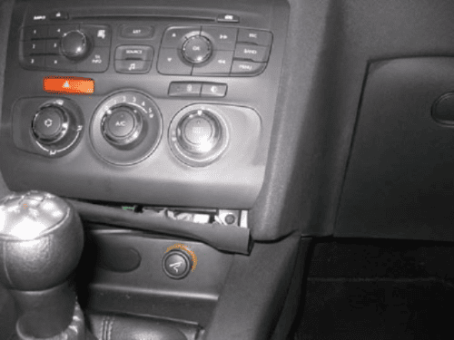 Console citroen c4 ph 2