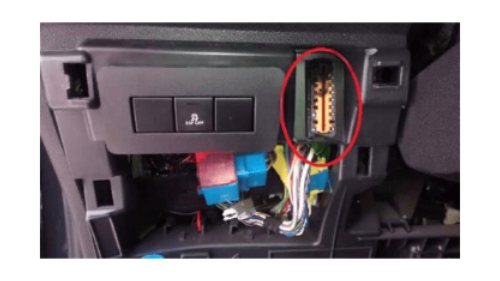 Prise obd Citroen ds3