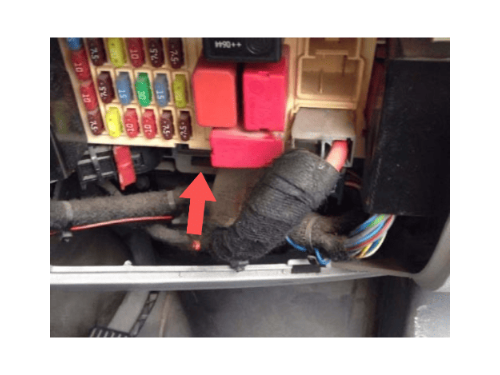 Boite a fusibles citroen Relay RHD
