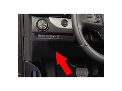 Cache sous volant citroen spacetourer