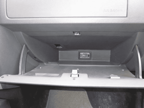 vide poche Dacia Logan ph 1