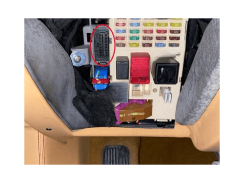 Prise OBD Ferrari 599 GTB
