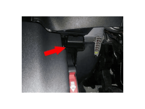 Cache prise obd fiât 500 sport