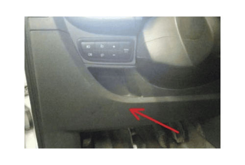 vide poche Fiat Fiorino ph 1