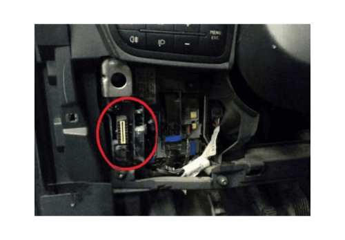 prise obd Fiat Fiorino ph 1
