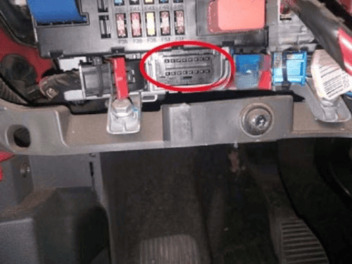 prise obd fiat punto 3