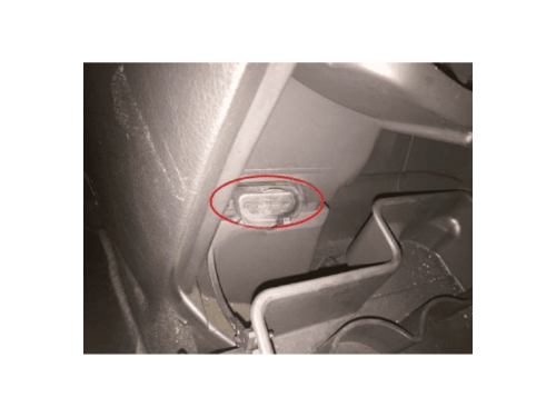 prise obd fiat Ulysse console centrale