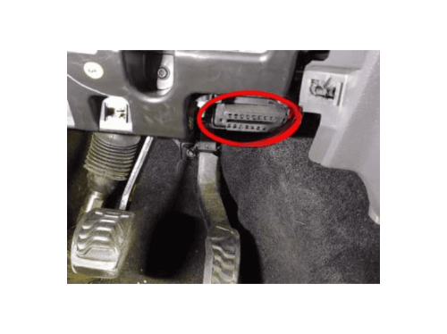 prise obd froid transit custom rhd 2
