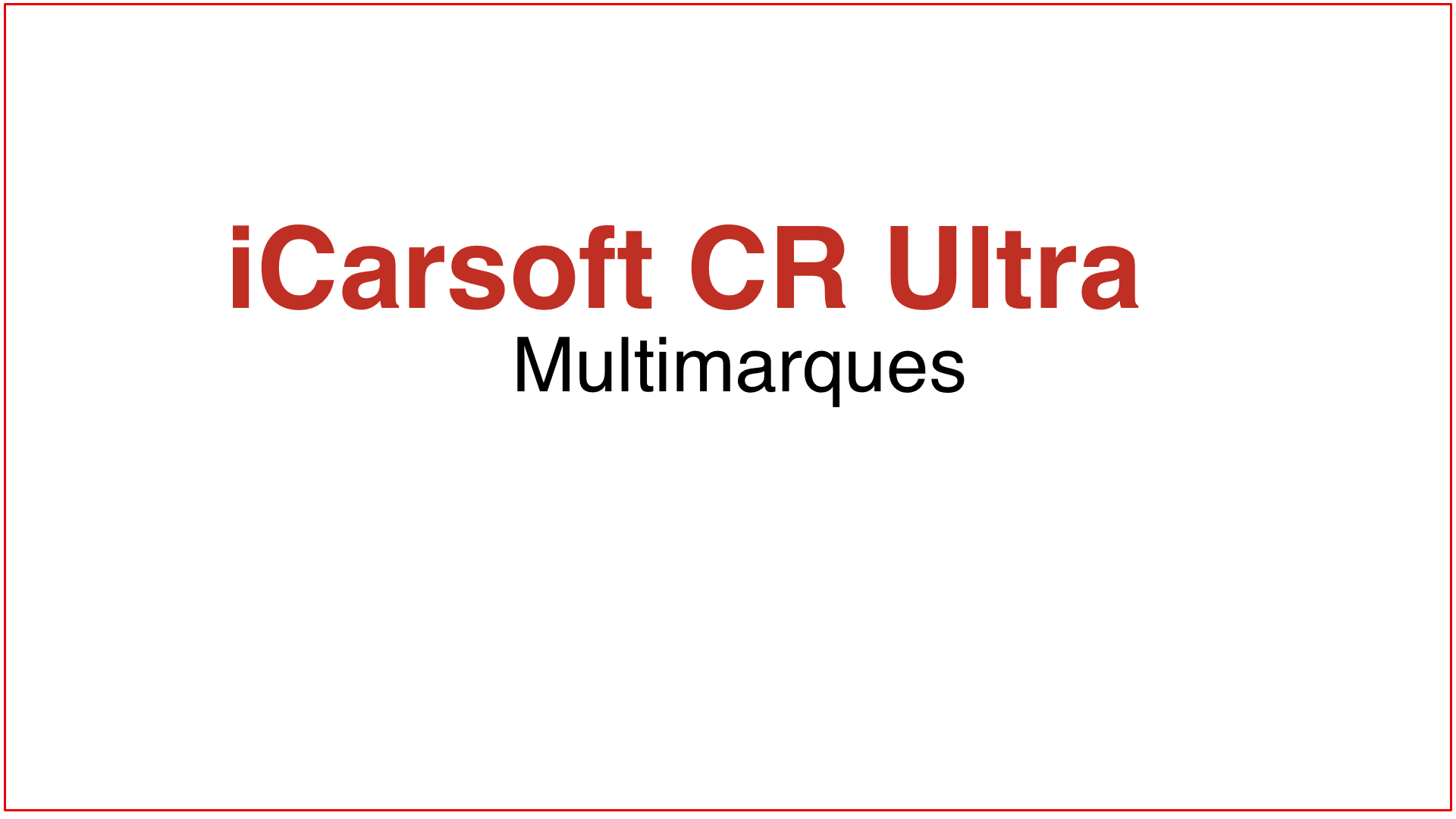 video presentation icarsoft cr ultra