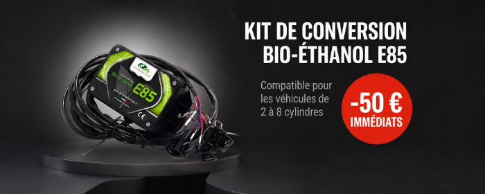 Kit de conversion Bio-Éthanol E85 — -50 € immédiats