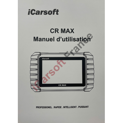 Notice CR MAX en Français