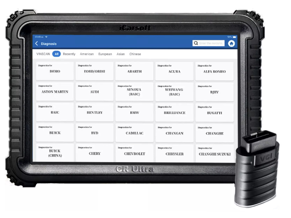 iCarsoft CR Ultra Valise Diagnostic Auto Professionnelle MultiMarques