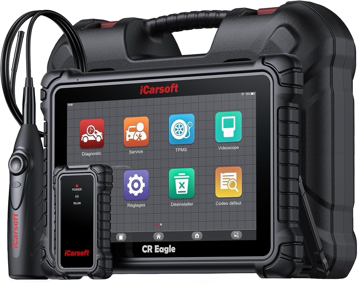 iCarsoft CR Eagle | Valise Diagnostic Auto Multimarques Pro