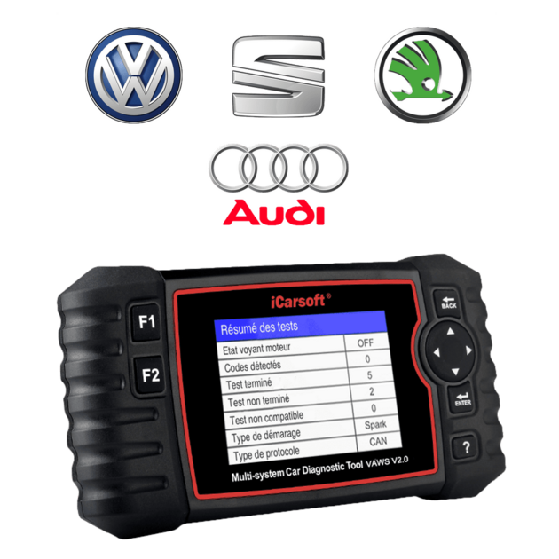 ICarsoft VAWS V2.0 Diagnostica Auto Per VW/Audi/Seat/Skoda – OBD2 In Italiano, Reset Olio/EPB/ABS/TPMS E Aggiornamento A Vita - copertina